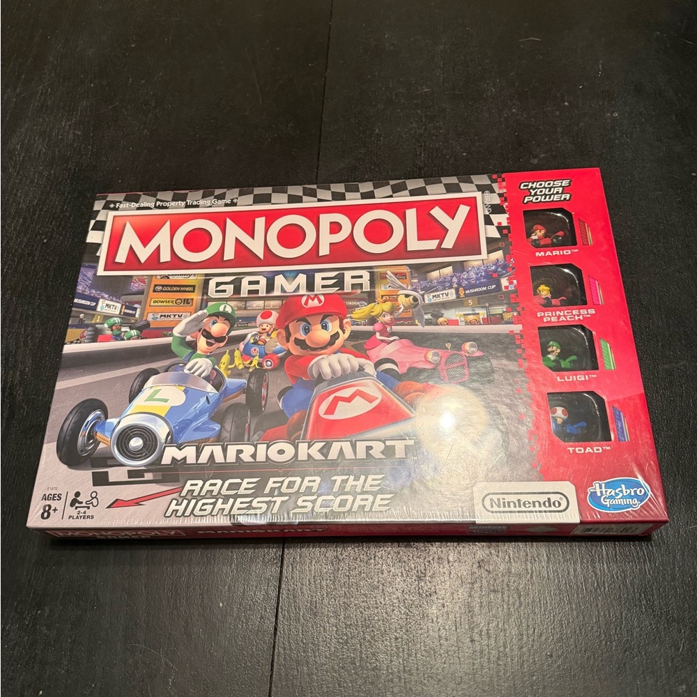 Rare monopoly mario kart gamer